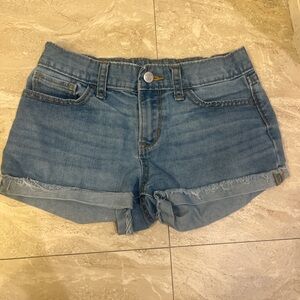 old navy short shorts | size 00